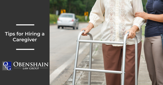 person holding a walker