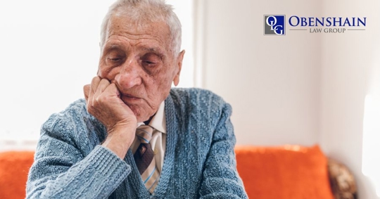 elder man frowning
